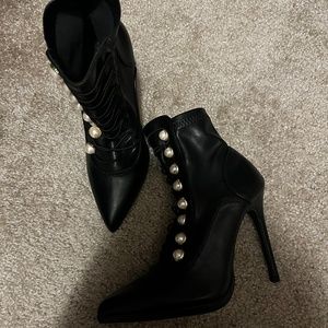 JustFab Victorian-style boot